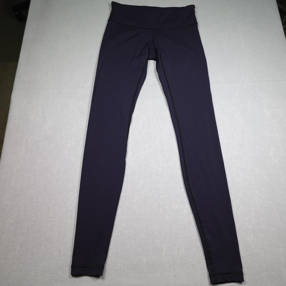 Lululemon Pants Womens 6 Purple High Rise Full Length Yoga Leggings Athletic Gym